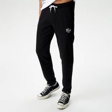  Ucla Connor Erkek Siyah Eşofman Altı