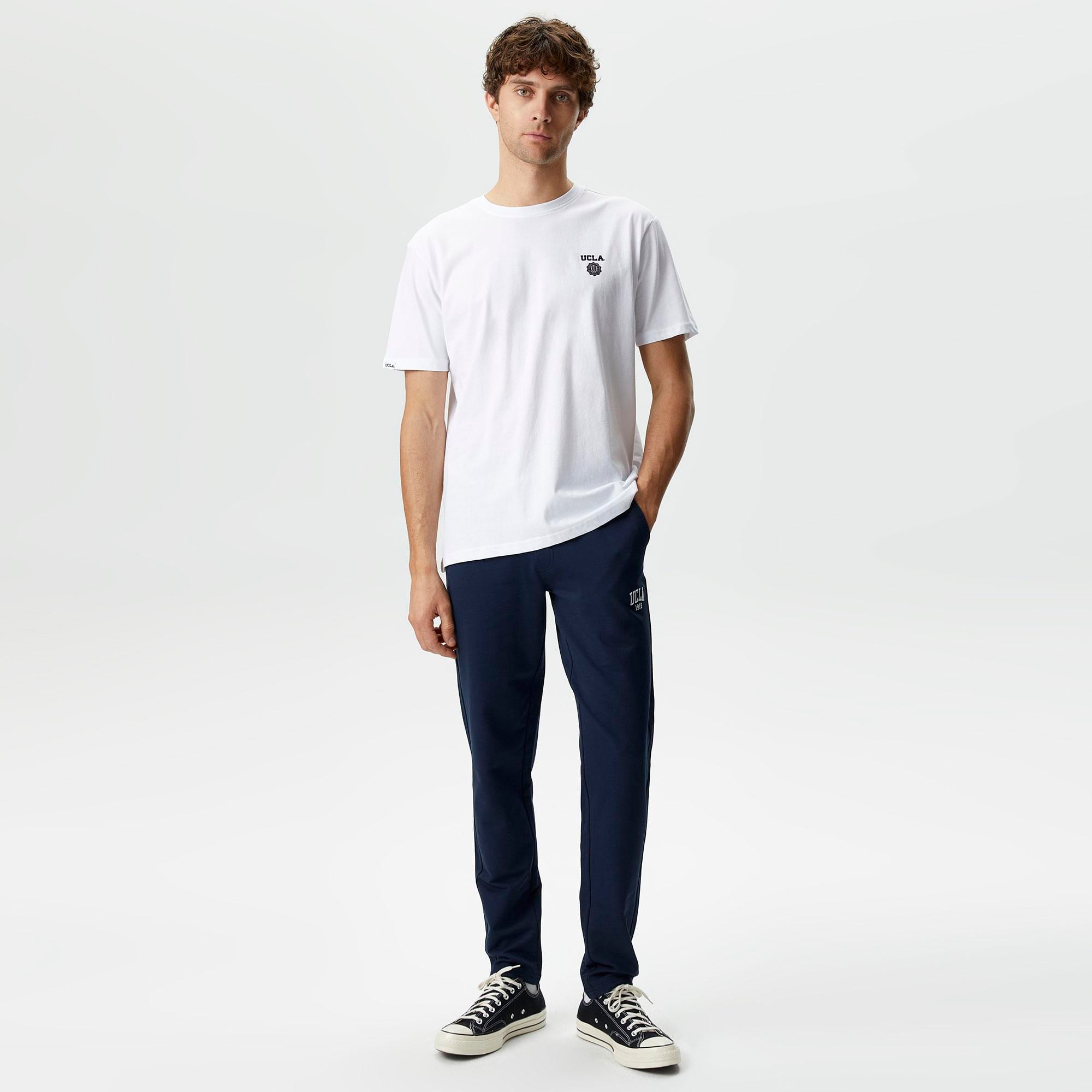 Ucla Bass Erkek Beyaz T-Shirt