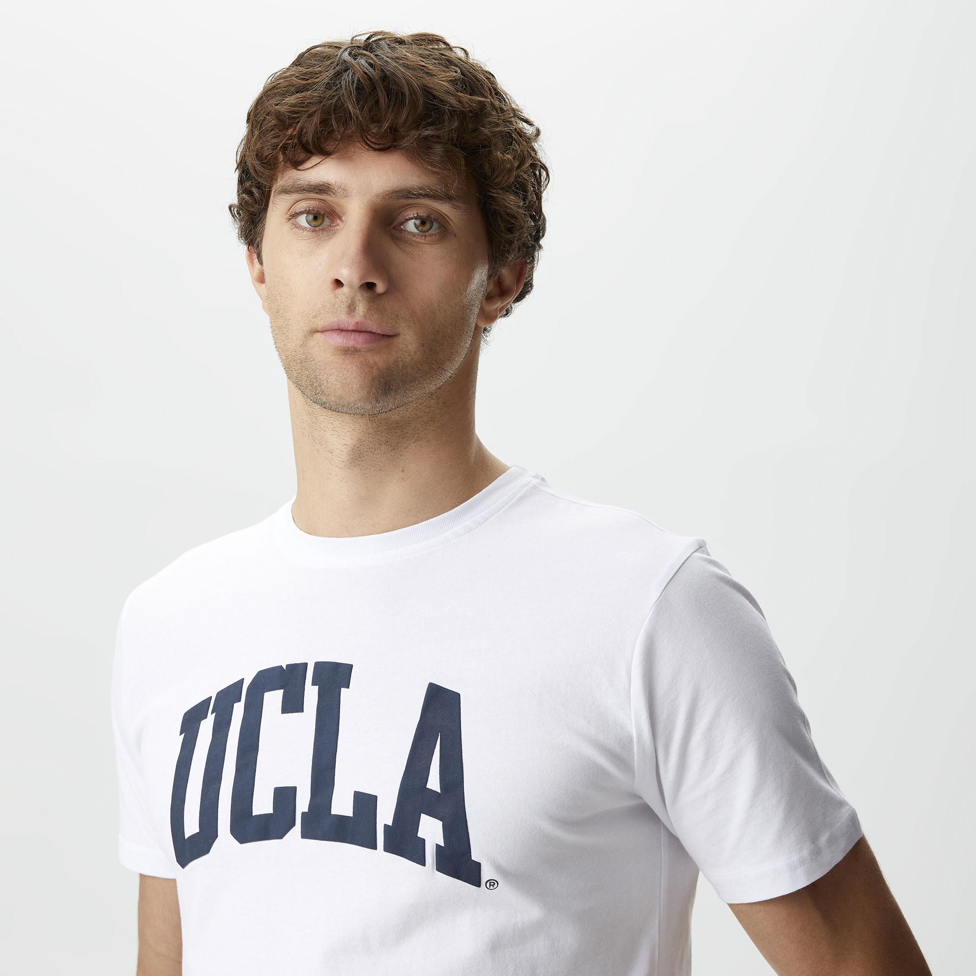 Ucla Culver Erkek Beyaz T-Shirt