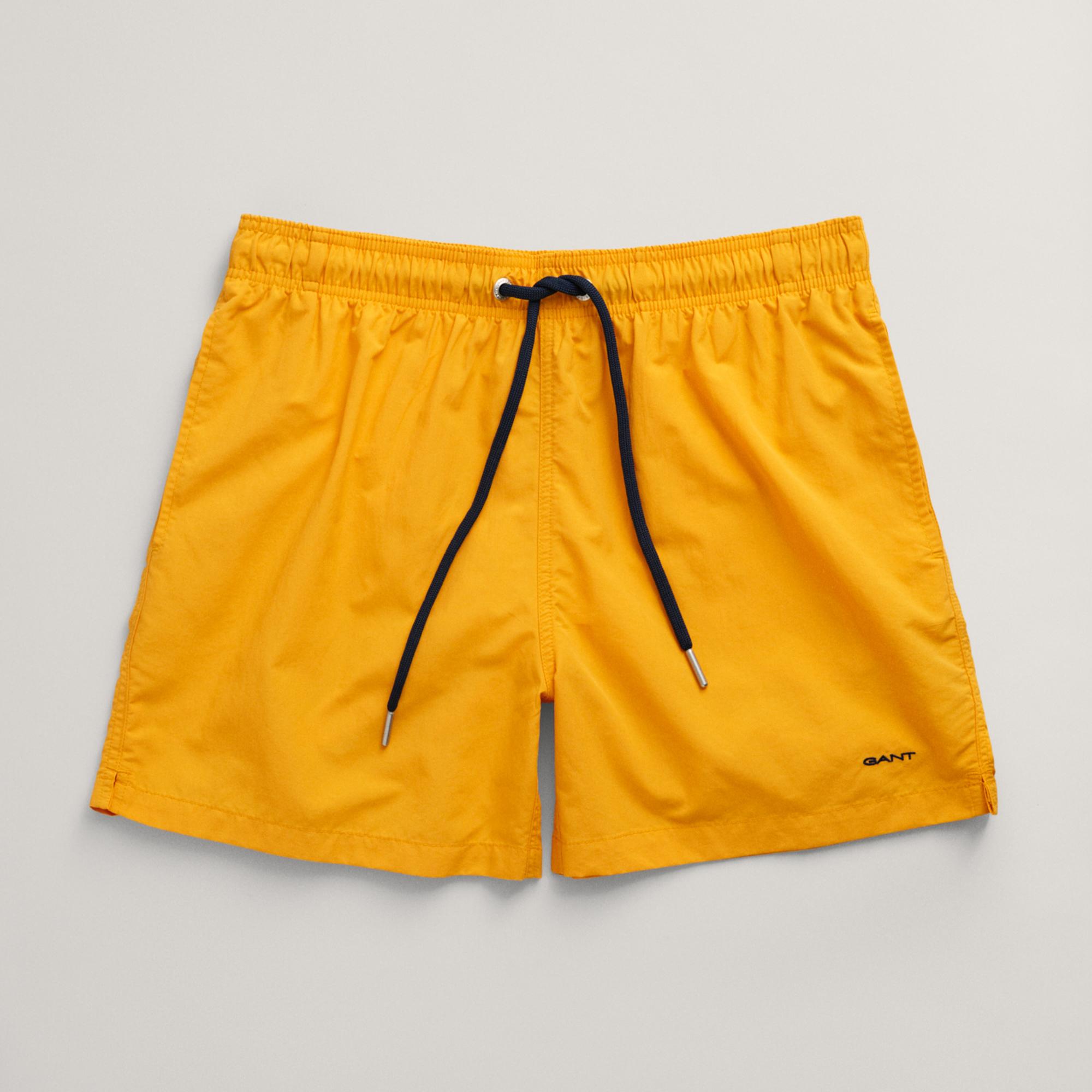 GANT Erkek Sarı Regular Fit Mayo Şort