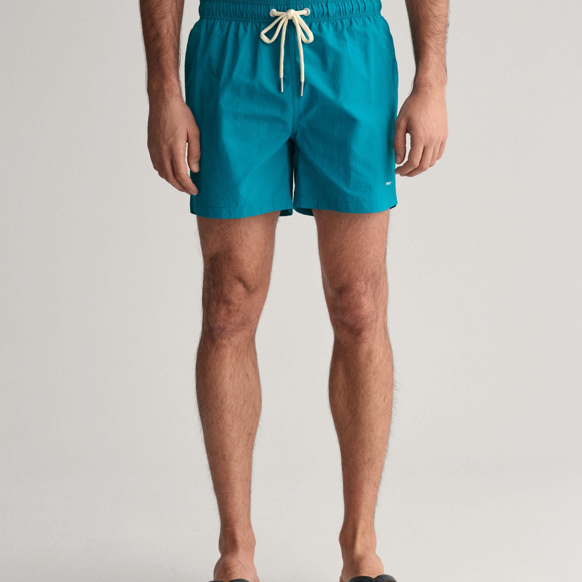 GANT Erkek Mavi Regular Fit Şort