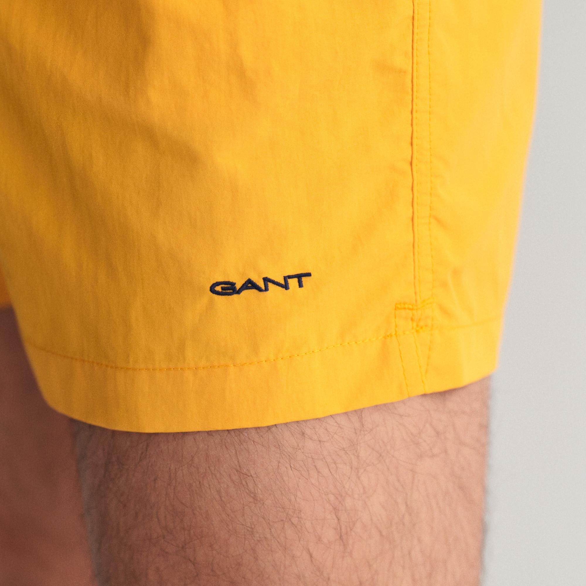 GANT Erkek Sarı Regular Fit Mayo Şort