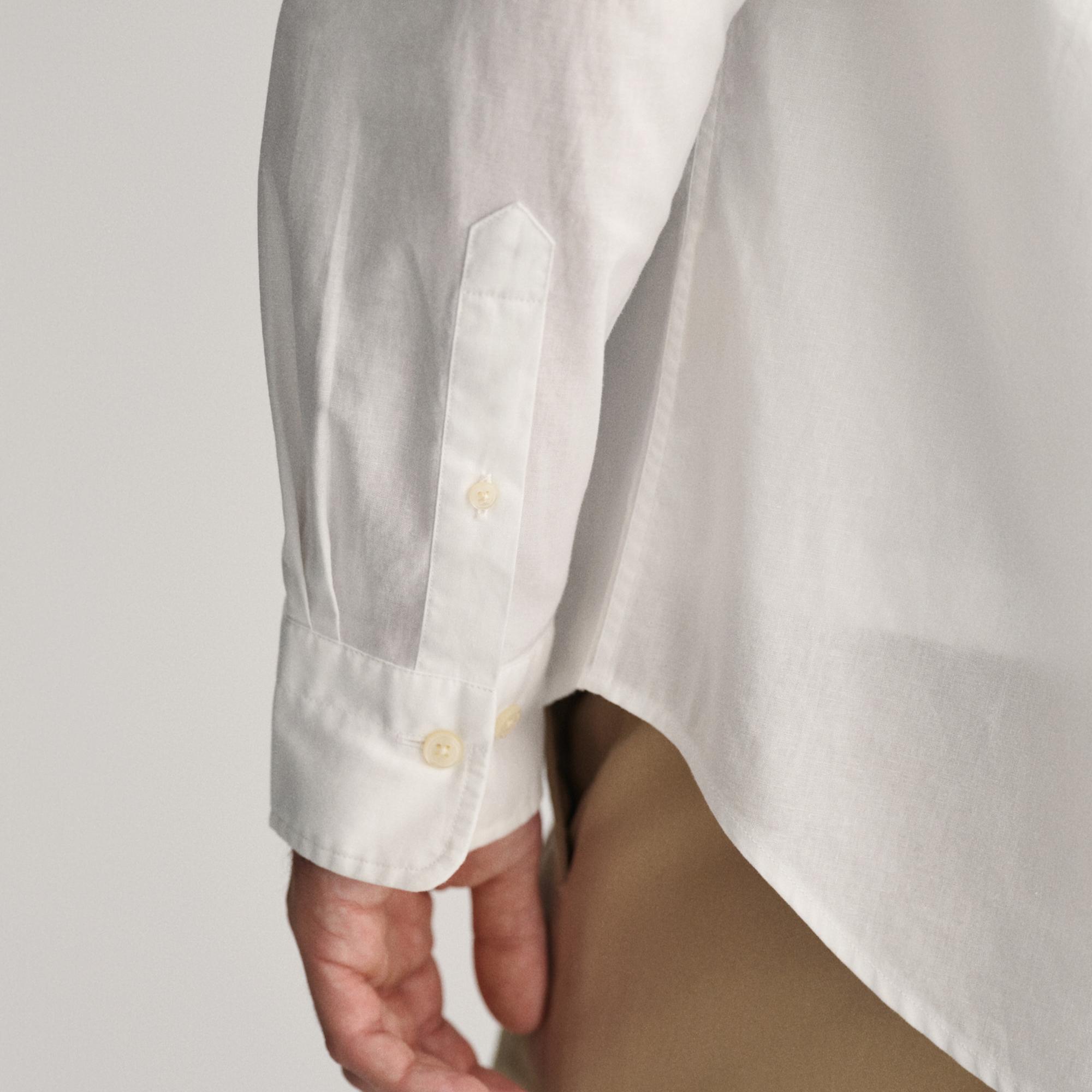 GANT Erkek Beyaz Regular Fit Düğmeli Yaka Gömlek