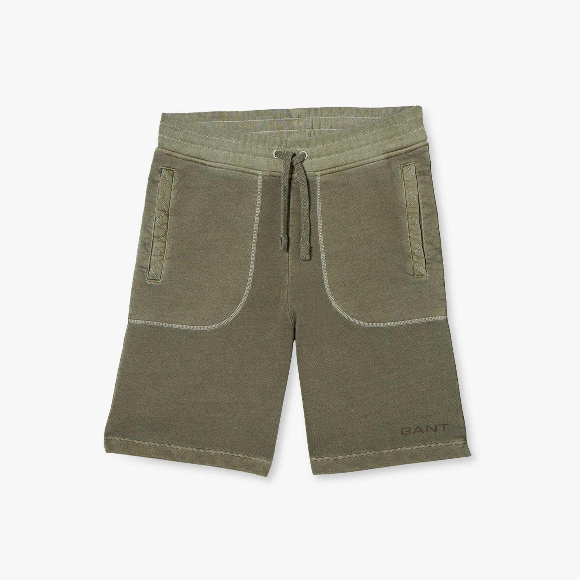 GANT Erkek Yeşil Logolu Şort