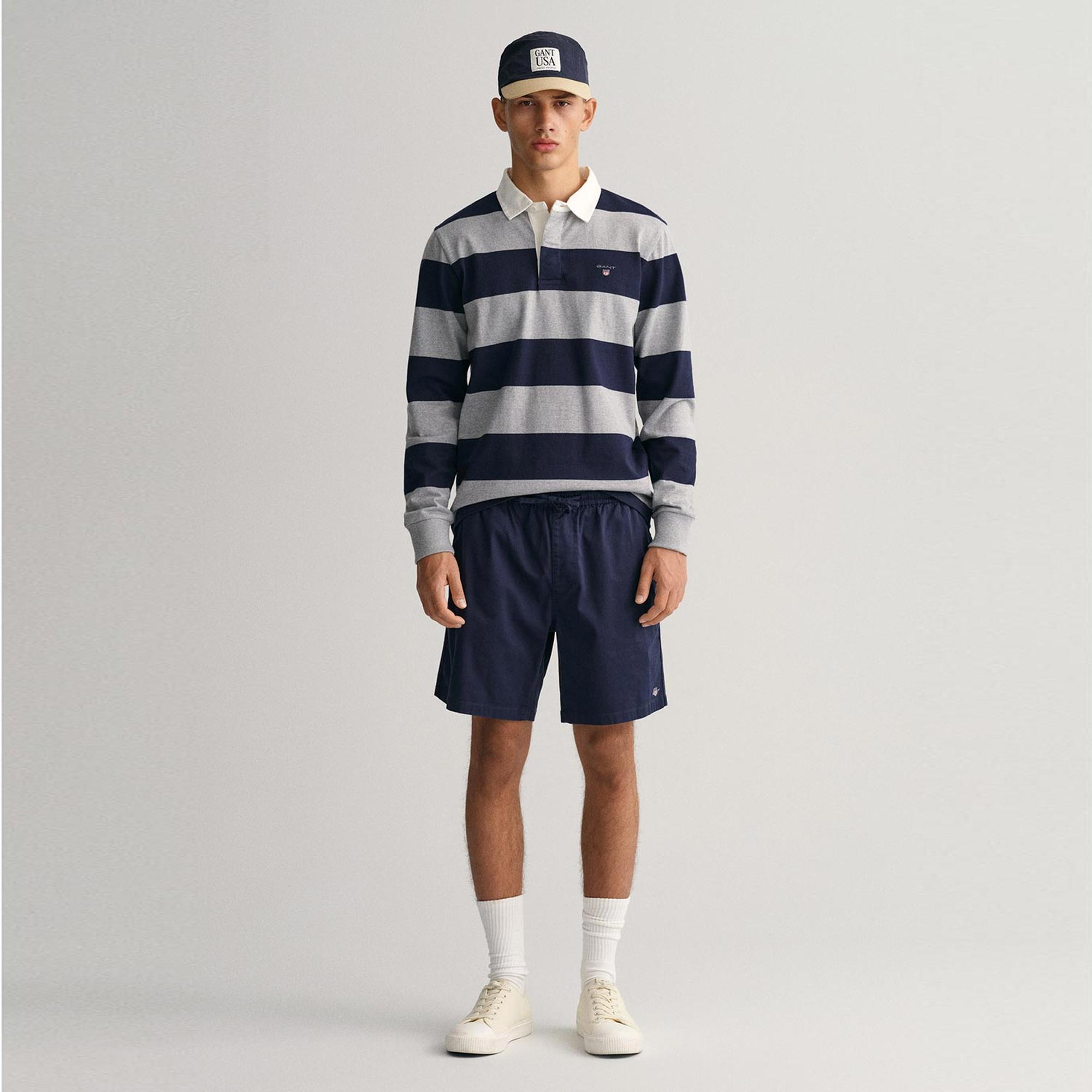 GANT Erkek Lacivert Regular Fit Şort