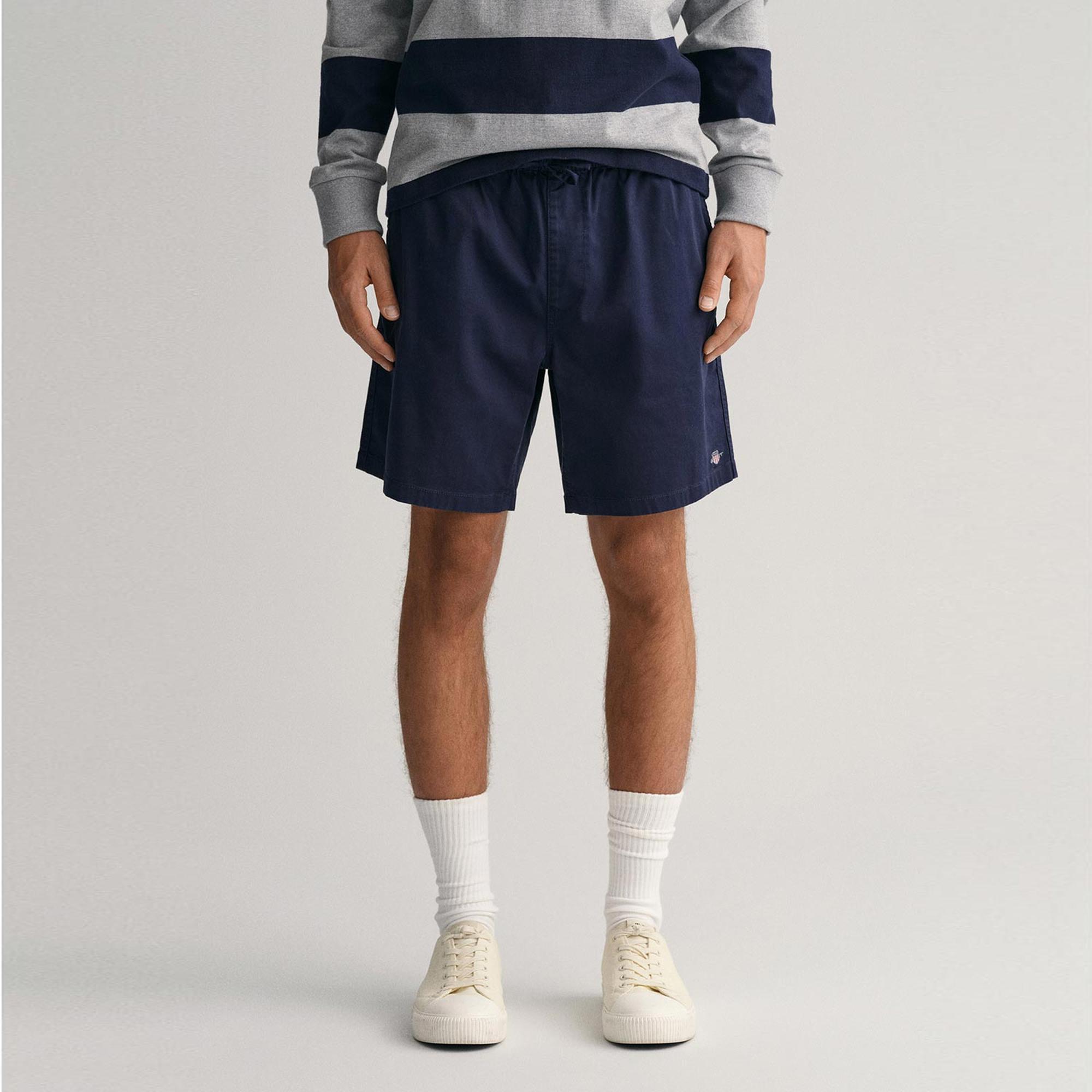 GANT Erkek Lacivert Regular Fit Şort