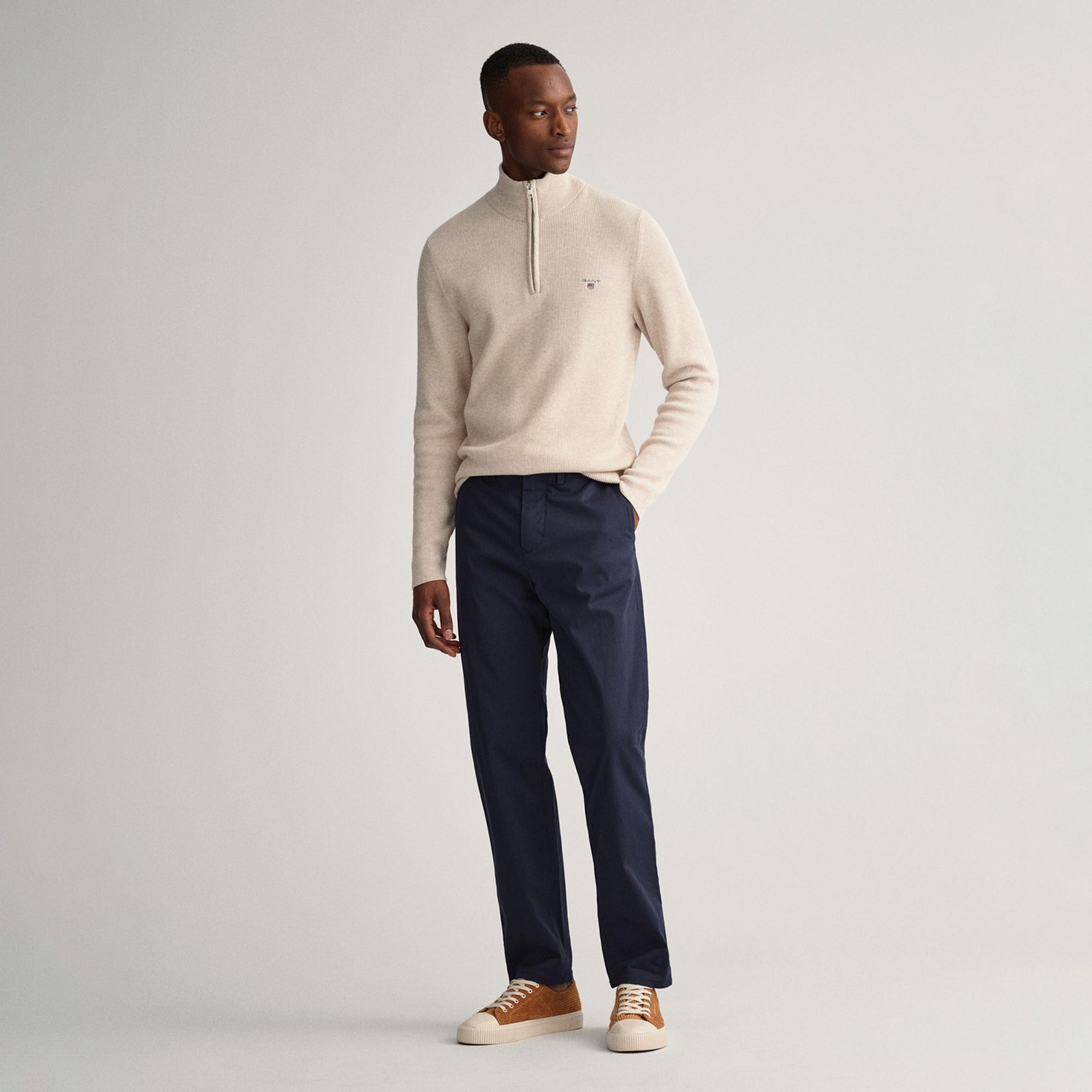 GANT Erkek Lacivert Regular Fit Allister Pantolon