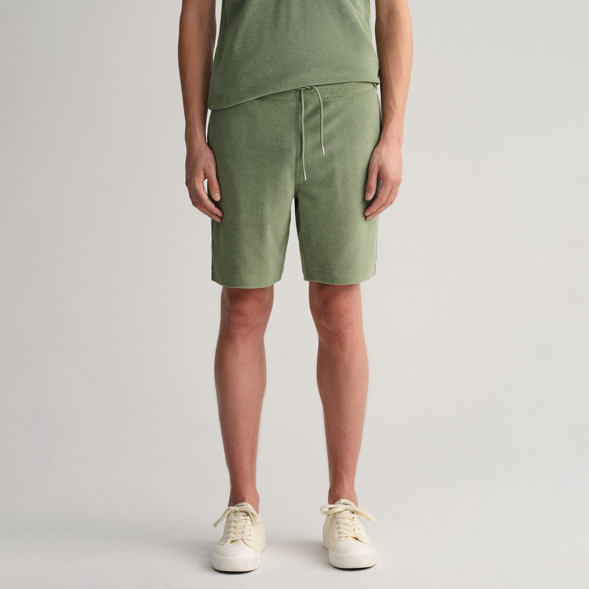 GANT Erkek Yeşil Regular Fit Şort