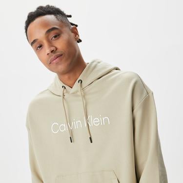  Calvin Klein New Essentials Erkek Bej Sweatshirt
