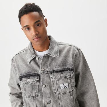  Calvin Klein Jeans Erkek Gri  Ceket