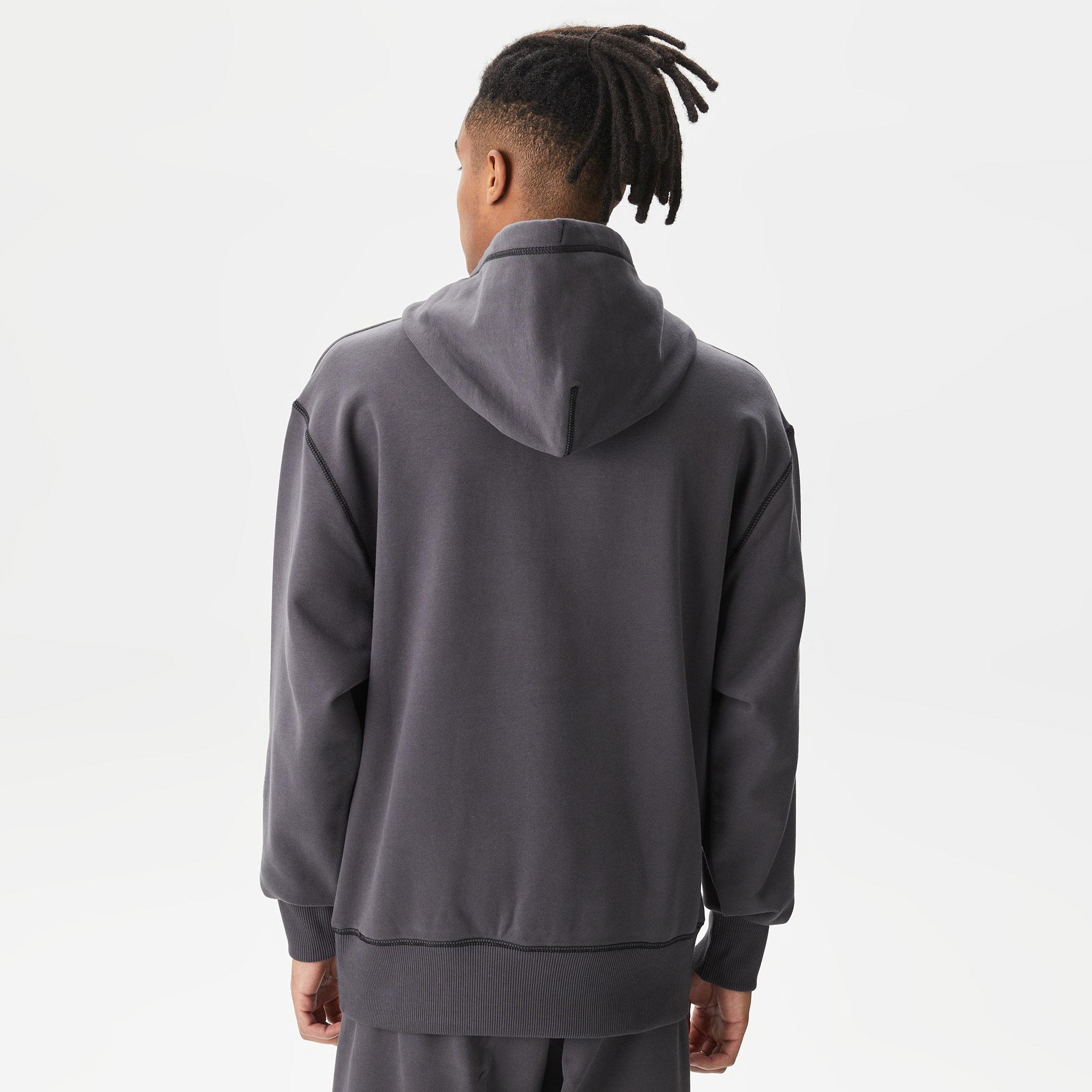 Calvin Klein Jeans Monologo Erkek Gri Sweatshirt