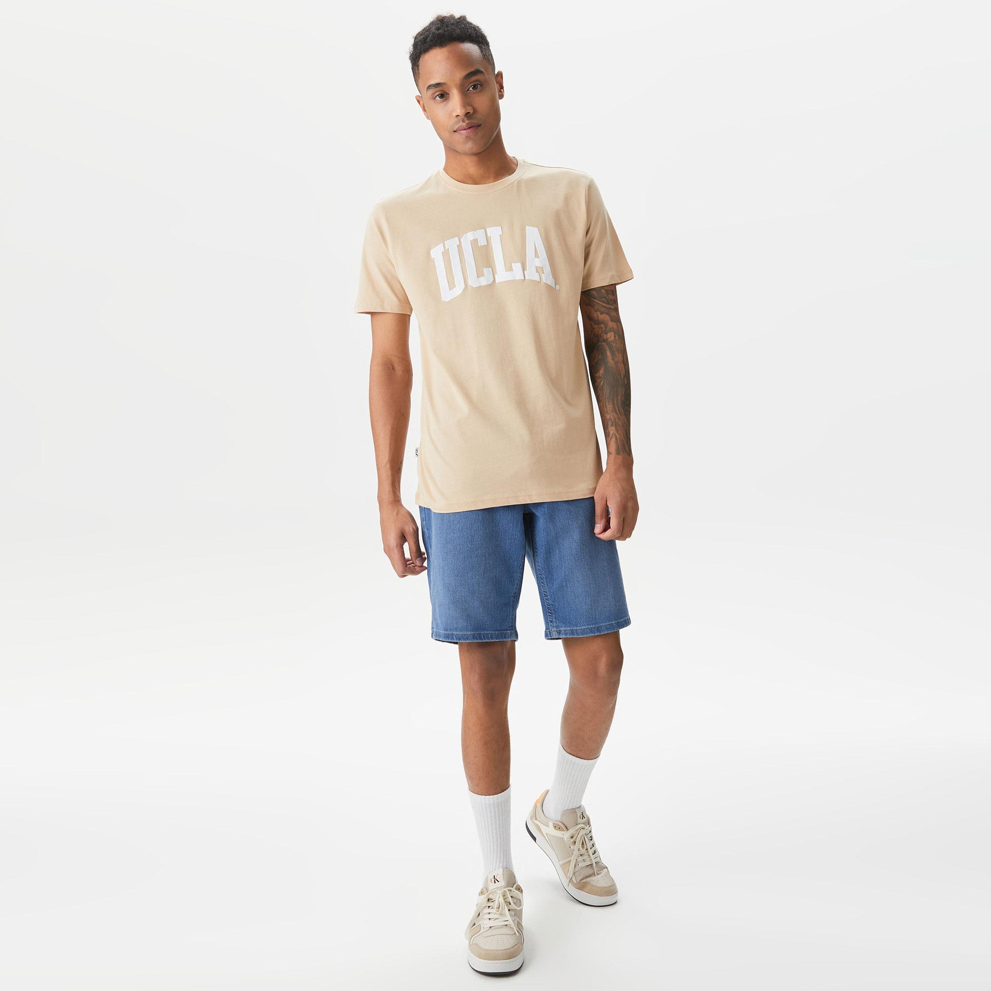 Ucla Culver Erkek Krem Rengi T-Shirt