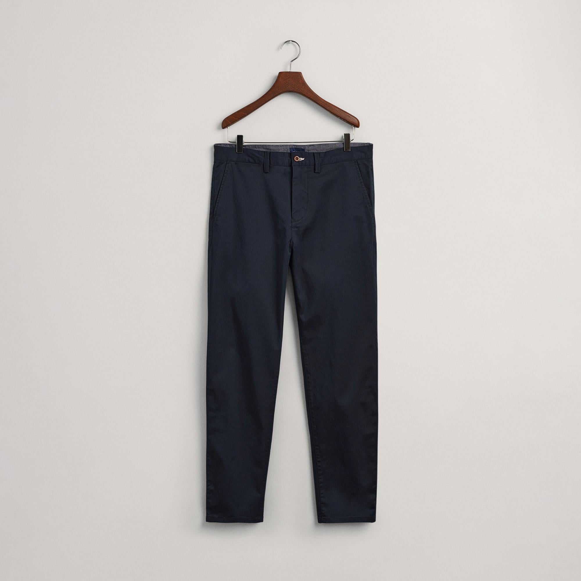 GANT Erkek Lacivert Regular Fit Allister Pantolon