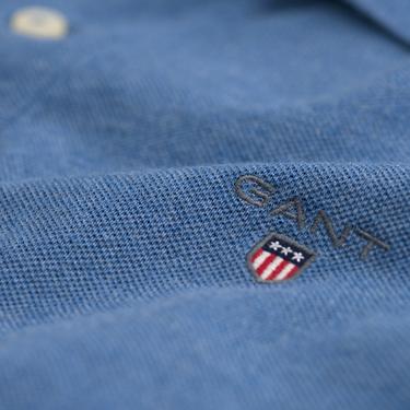  GANT Erkek Mavi Regular Fit Logolu Polo