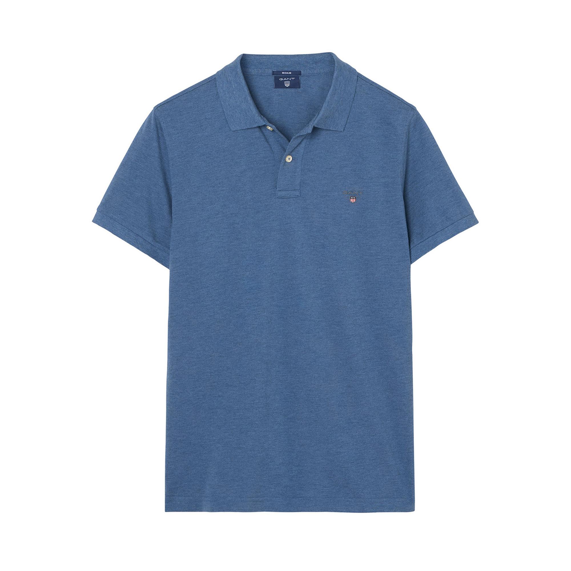 GANT Erkek Mavi Regular Fit Logolu Polo