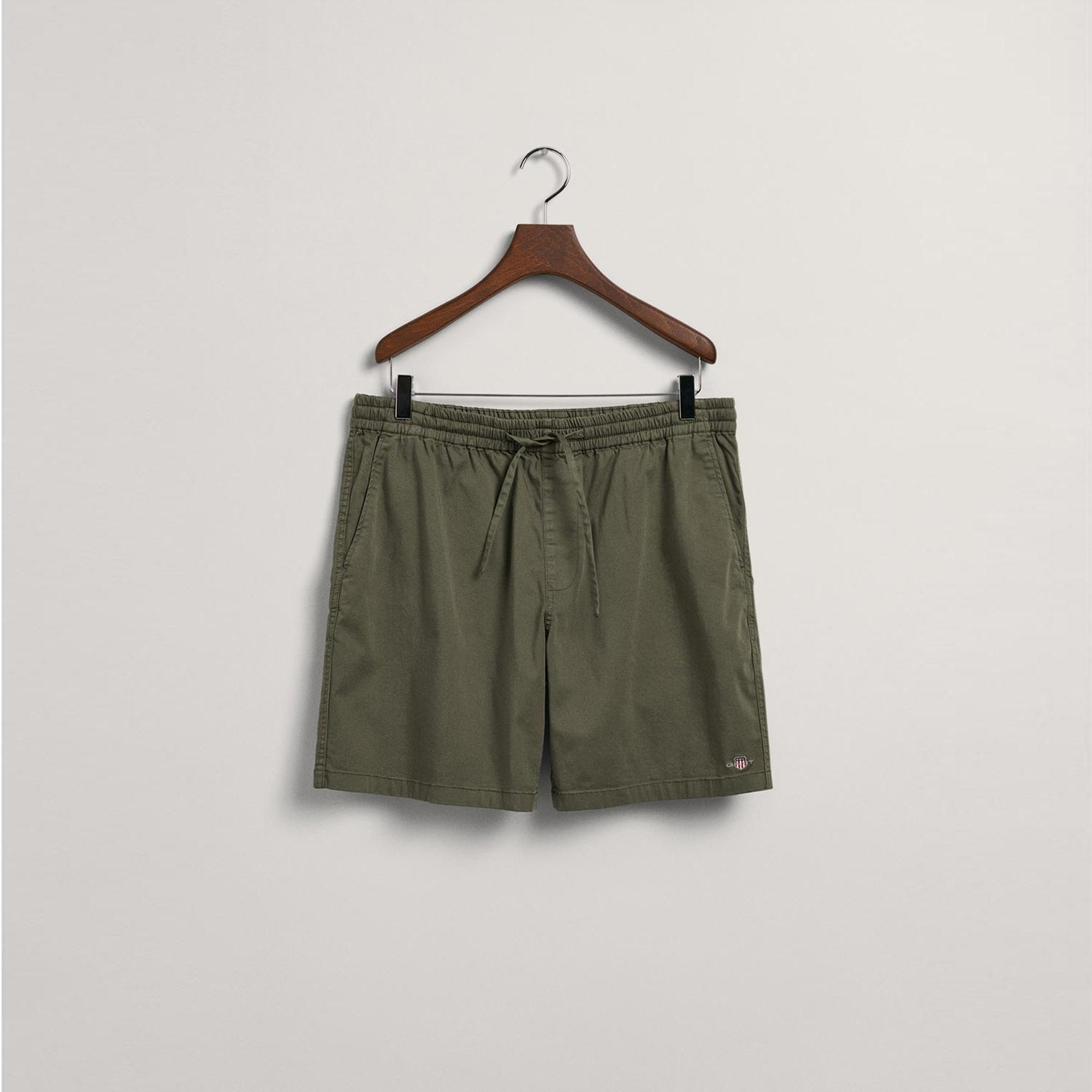 GANT Erkek Yeşil Regular Fit Şort