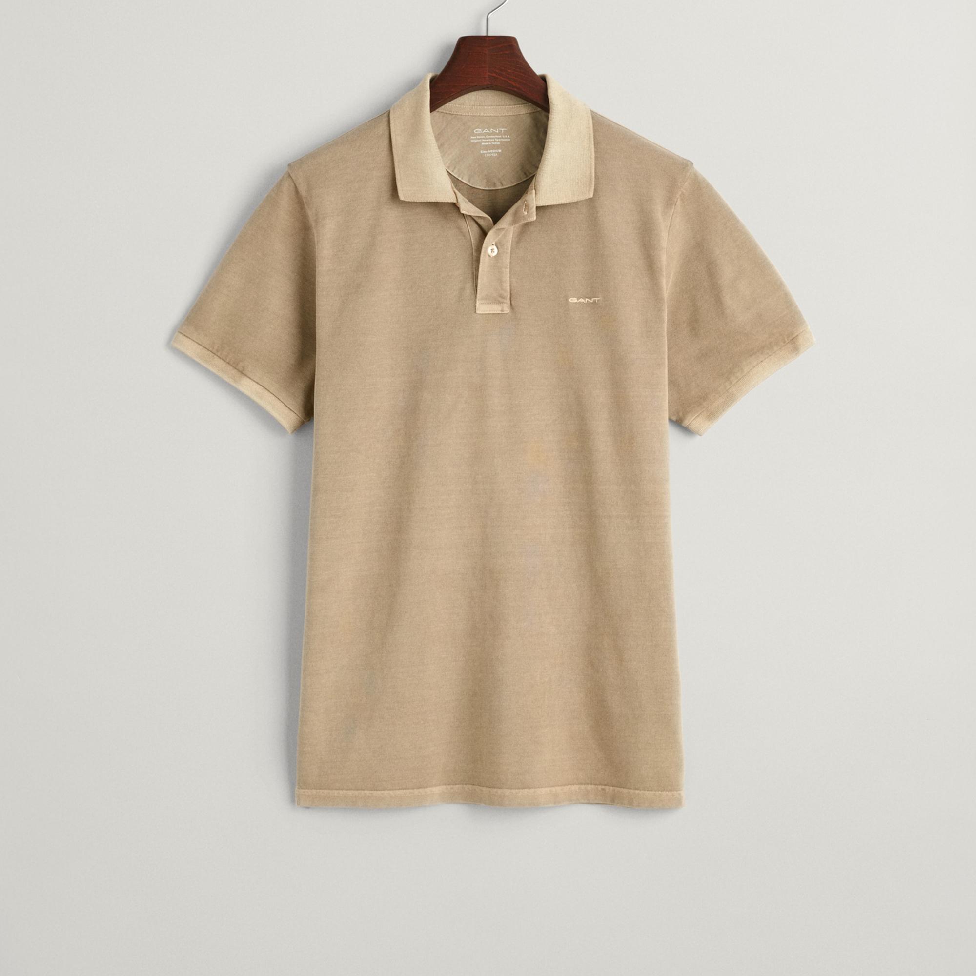 GANT Erkek Bej Regular Fit Polo