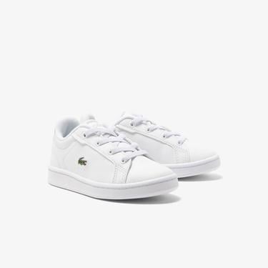  Lacoste Carnaby Pro Synthetic Fiber Çocuk Beyaz Sneaker