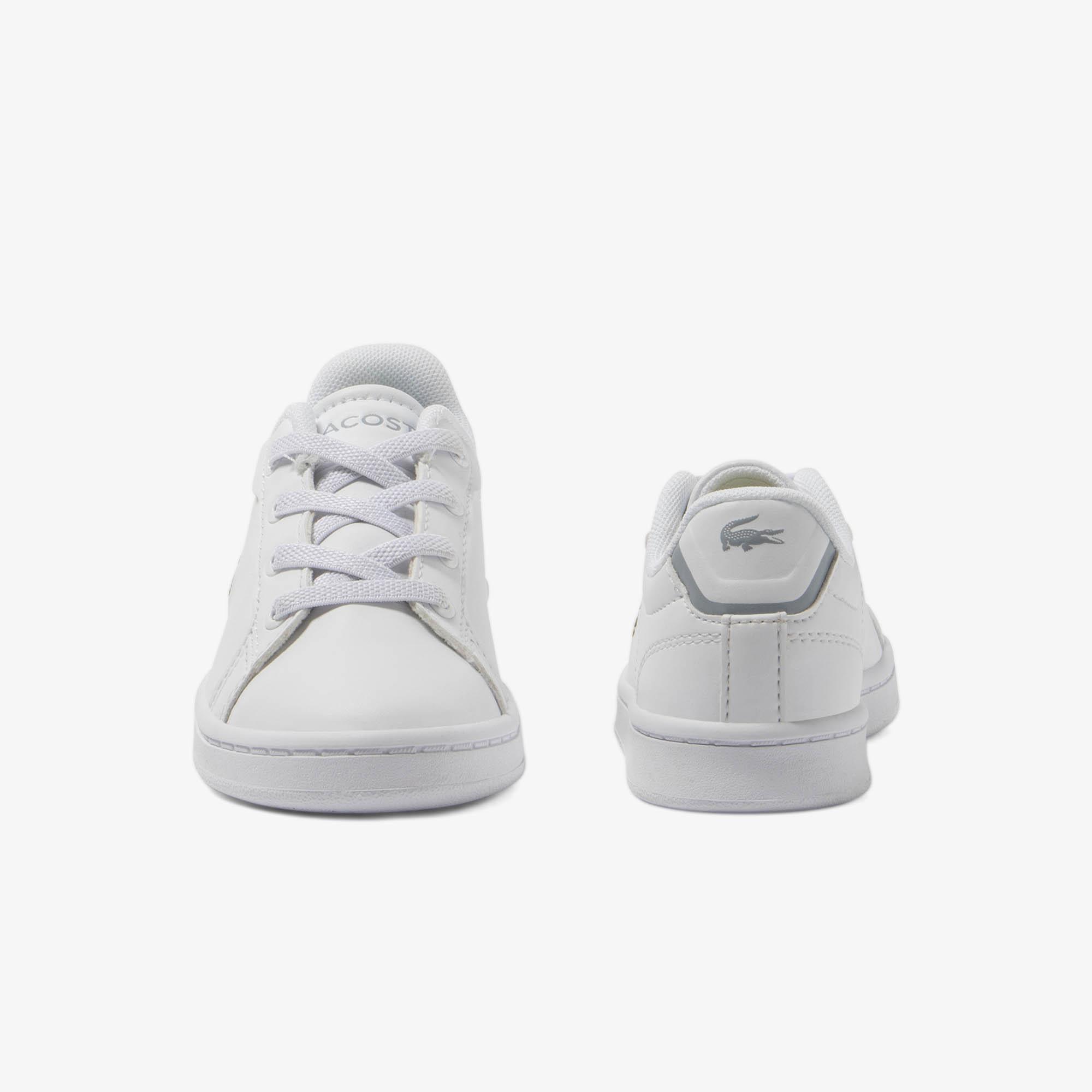 Lacoste Carnaby Pro Synthetic Fiber Çocuk Beyaz Sneaker