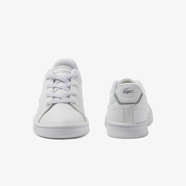  Lacoste Carnaby Pro Synthetic Fiber Çocuk Beyaz Sneaker