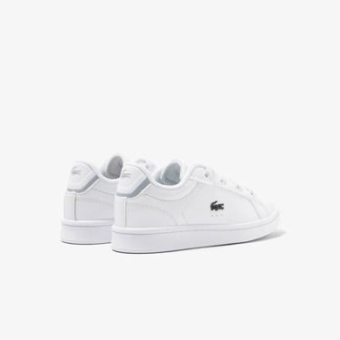  Lacoste Carnaby Pro Synthetic Fiber Çocuk Beyaz Sneaker
