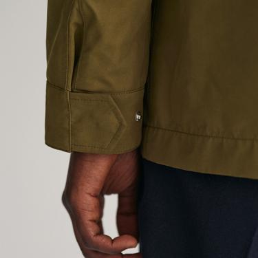  GANT Erkek Yeşil Kapüşonlu Logolu Ceket