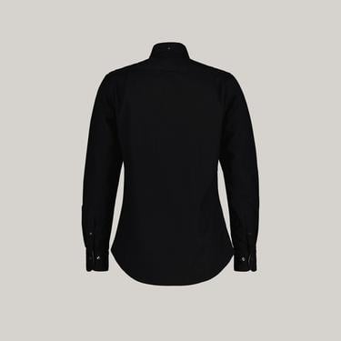  GANT Erkek Siyah Slim Fit Düğmeli Yaka Gömlek