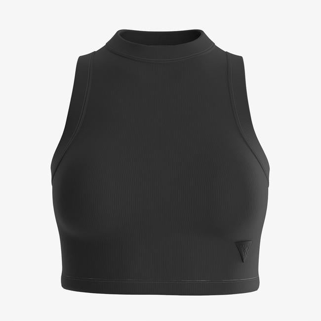  Guess Kadın Siyah Kolsuz T-Shirt