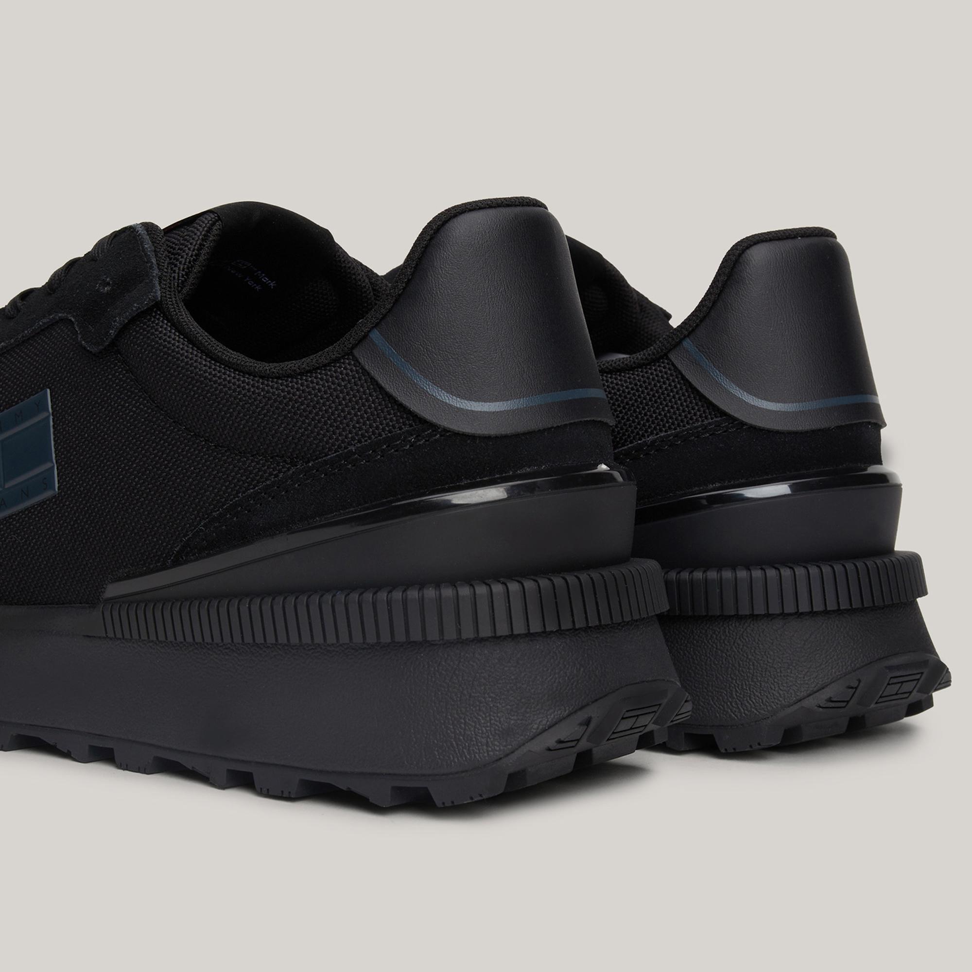 Tommy Jeans Technical Runner Erkek Siyah Sneaker