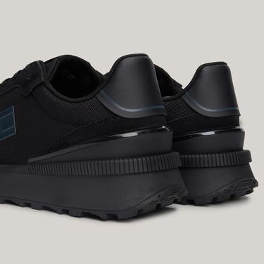  Tommy Jeans Technical Runner Erkek Siyah Sneaker