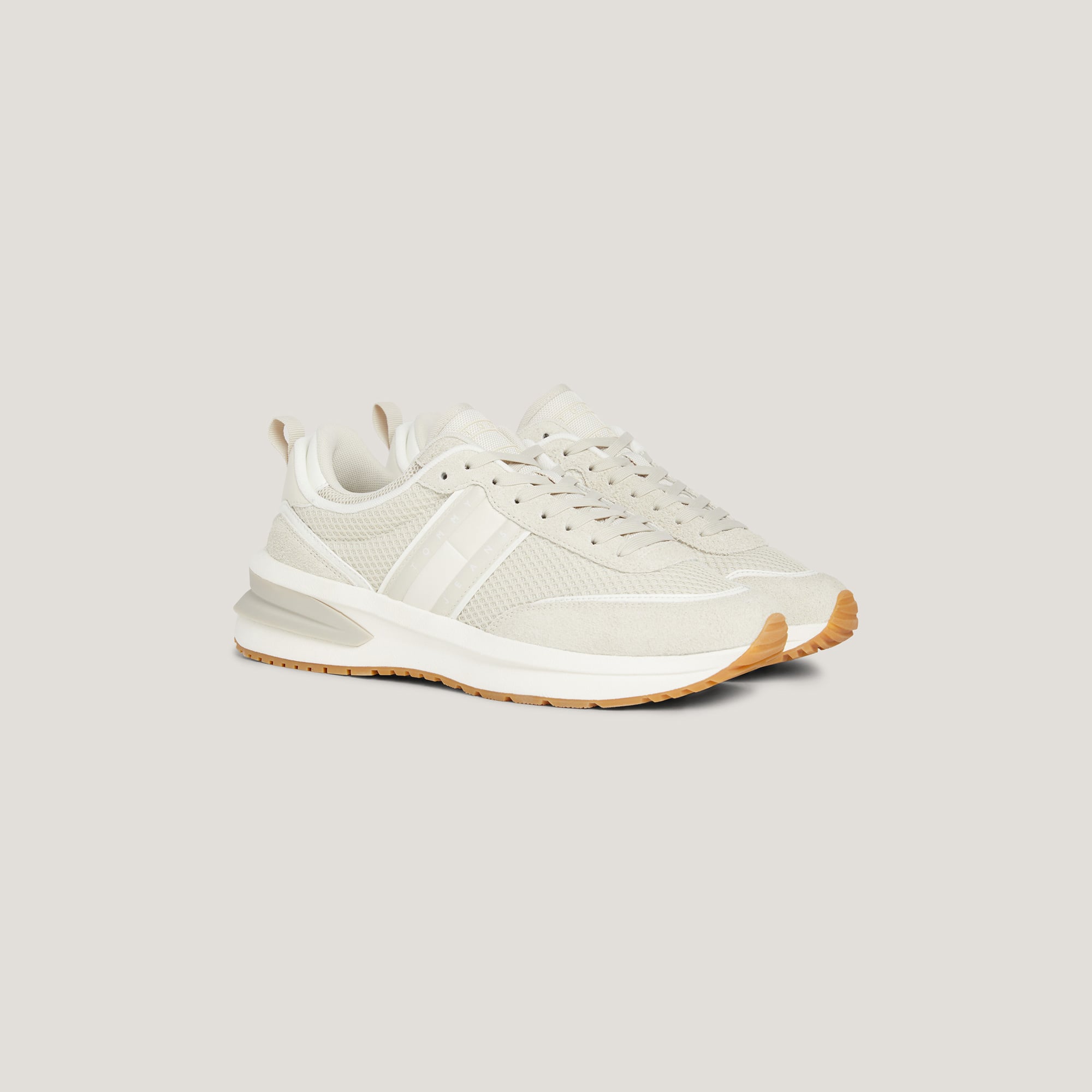  Tommy Hilfiger Erkek Bej Sneaker