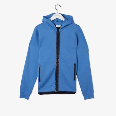  GANT Erkek Mavi Regular Fit Kapüşonlu Logolu Sweatshirt