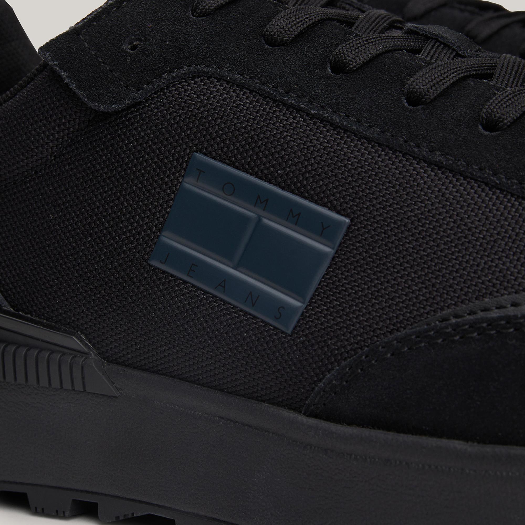 Tommy Jeans Technical Runner Erkek Siyah Sneaker