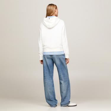  Tommy Hilfiger Kadın Beyaz Sweatshirt