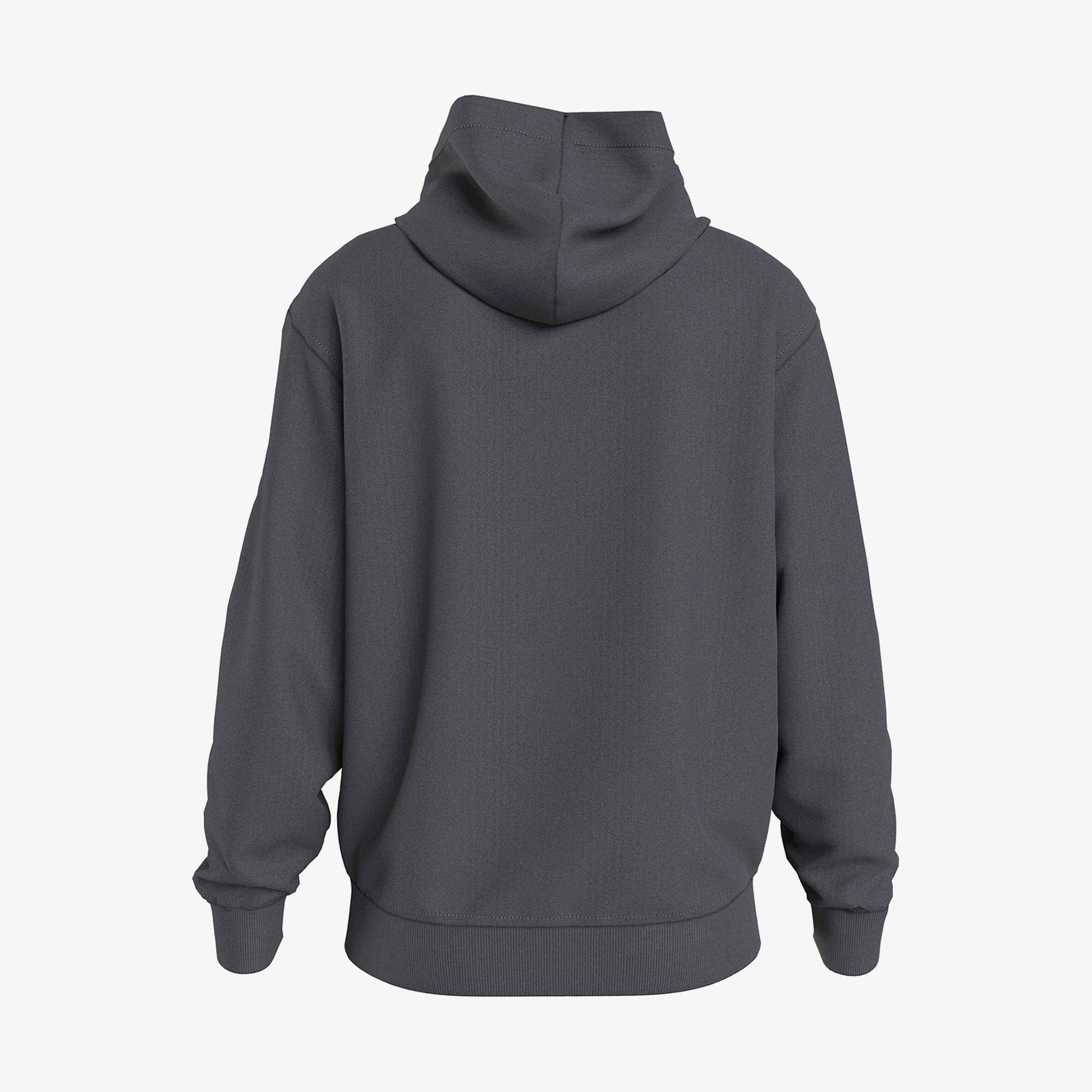 Calvin Klein Jeans Institutional Erkek Gri Sweatshirt