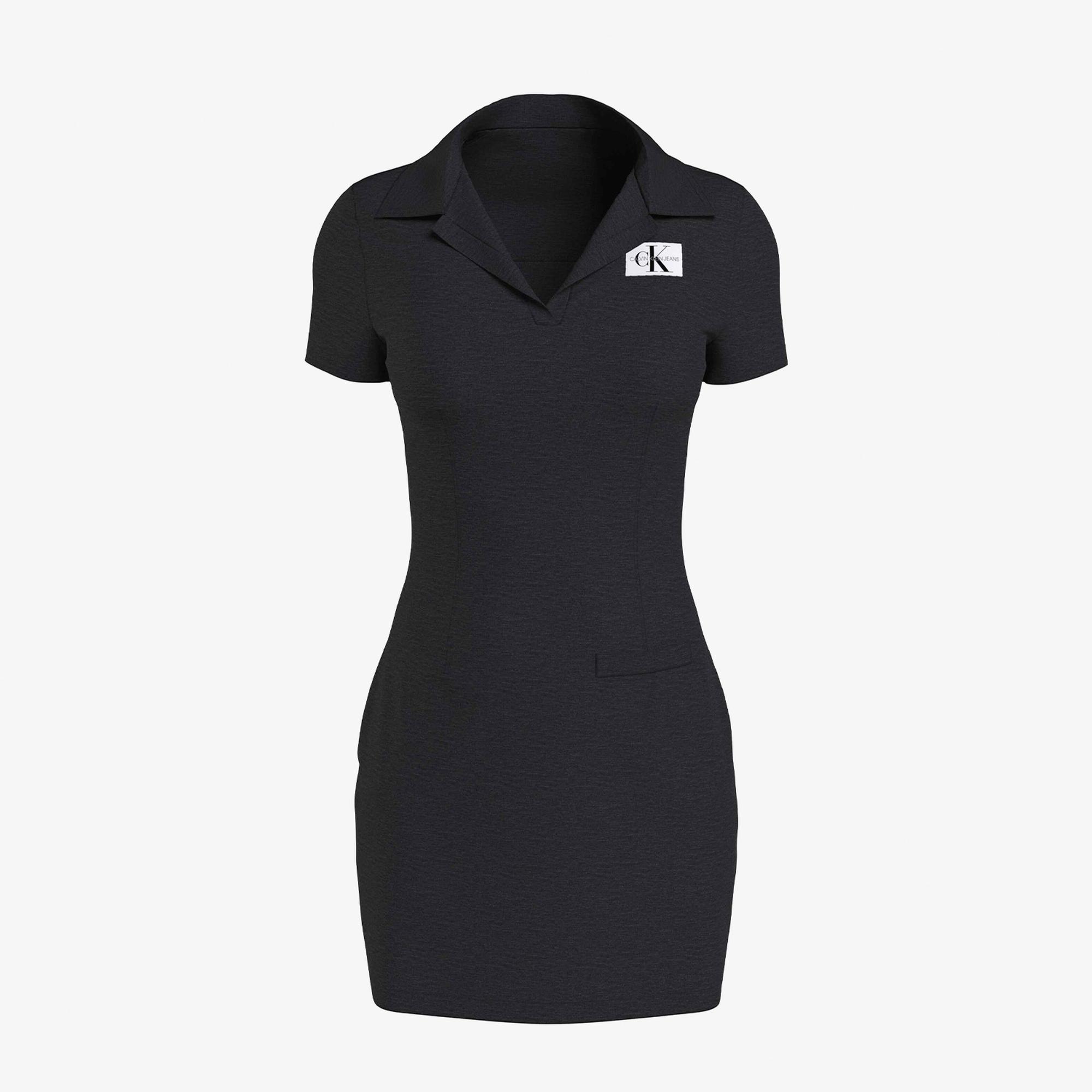 Calvin Klein Jeans Sensory Kadın Siyah Elbise