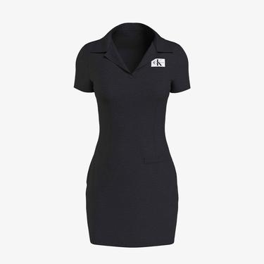  Calvin Klein Jeans Sensory Kadın Siyah Elbise