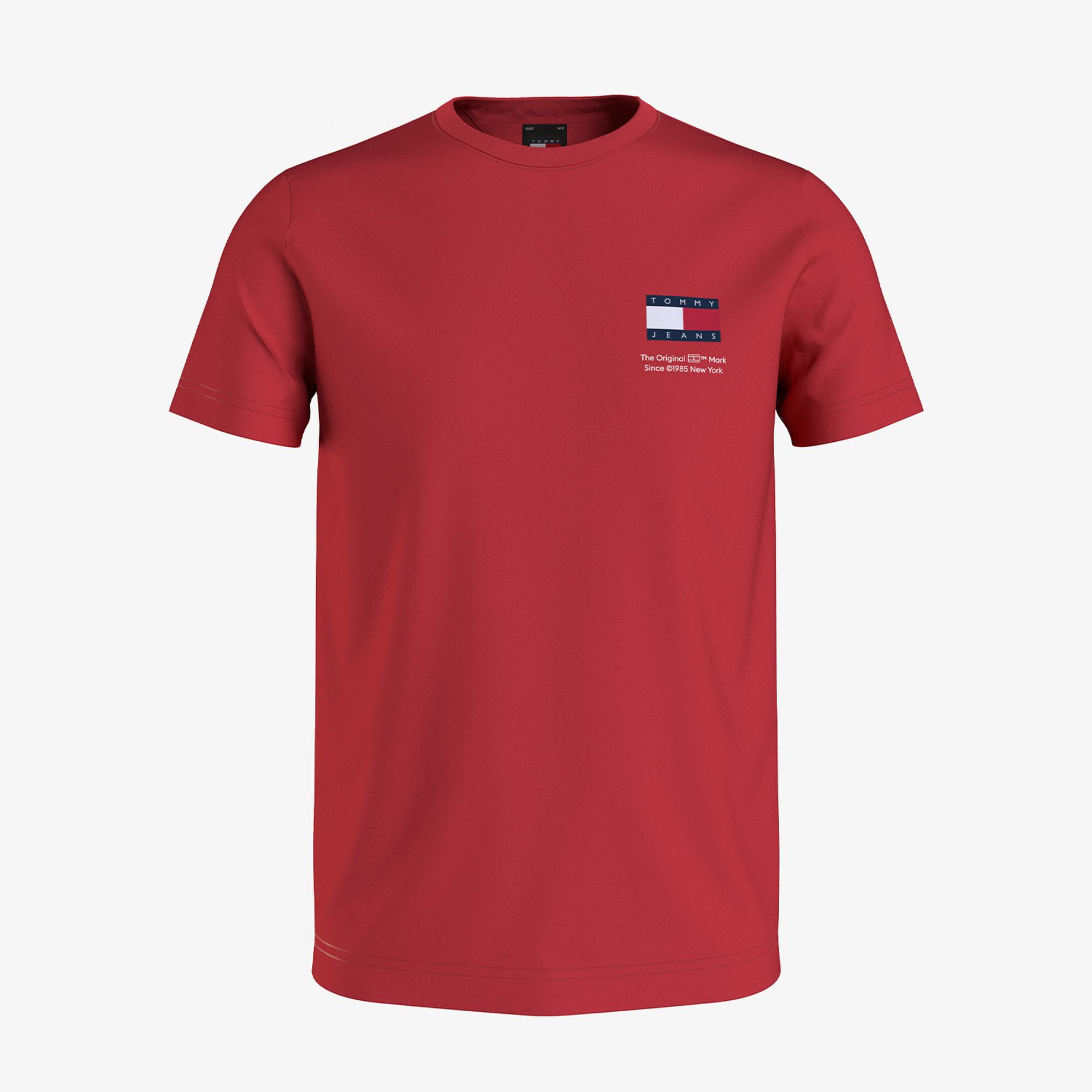 Tommy Hilfiger Erkek Kırmızı T-Shirt