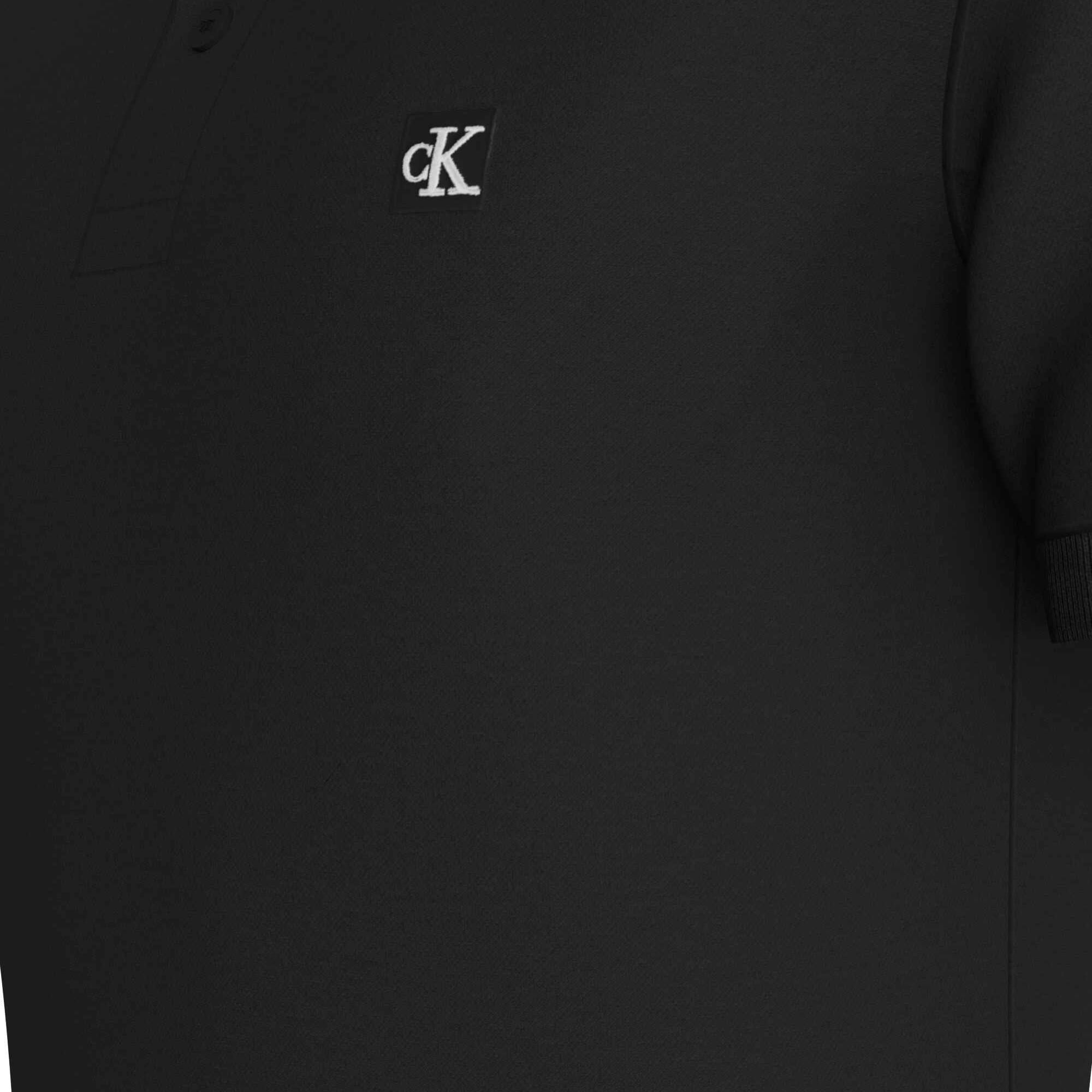 Calvin Klein Jeans Embro Badge Erkek Siyah Polo