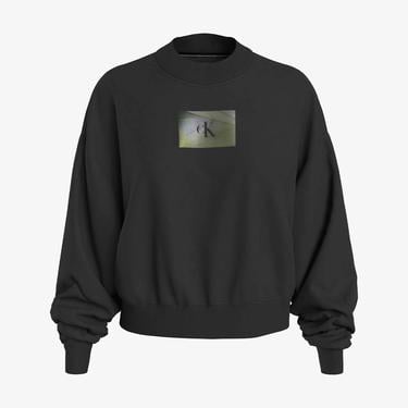  Calvin Klein Jeans Second Skin Kadın Siyah Sweatshirt