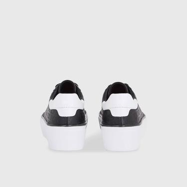  Calvin Klein Flatform Cupsole Kadın Siyah Sneaker