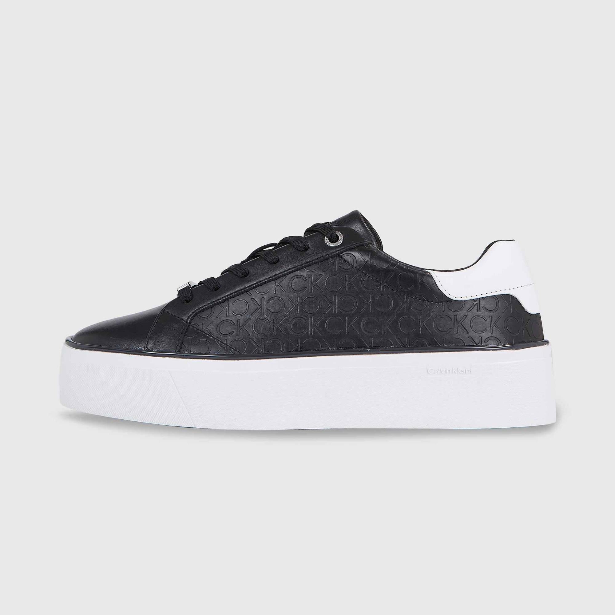 Calvin Klein Flatform Cupsole Kadın Siyah Sneaker