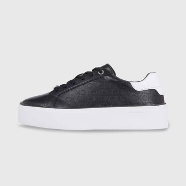  Calvin Klein Flatform Cupsole Kadın Siyah Sneaker