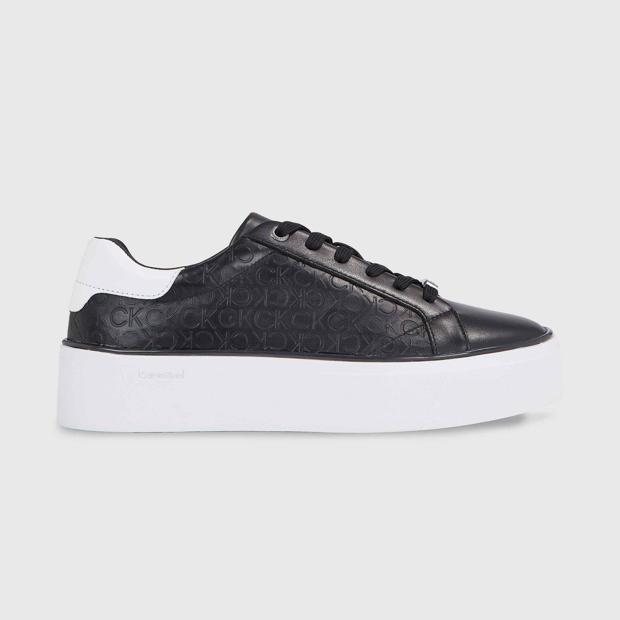 Calvin Klein Flatform Cupsole Kadın Siyah Sneaker