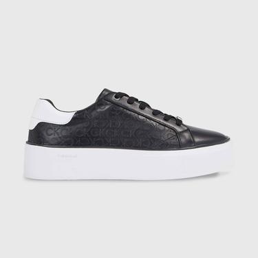  Calvin Klein Flatform Cupsole Kadın Siyah Sneaker
