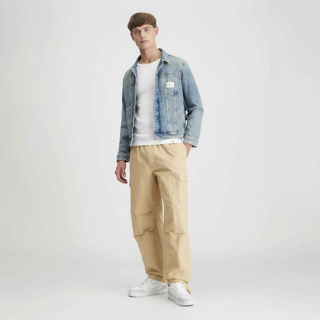  Calvin Klein Jeans Erkek Mavi Ceket