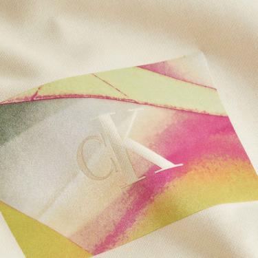  Calvin Klein Jeans Second Skin Kadın Sarı Sweatshirt