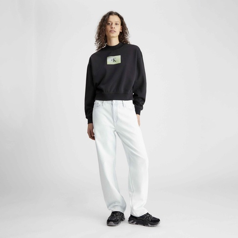  Calvin Klein Jeans Second Skin Kadın Siyah Sweatshirt