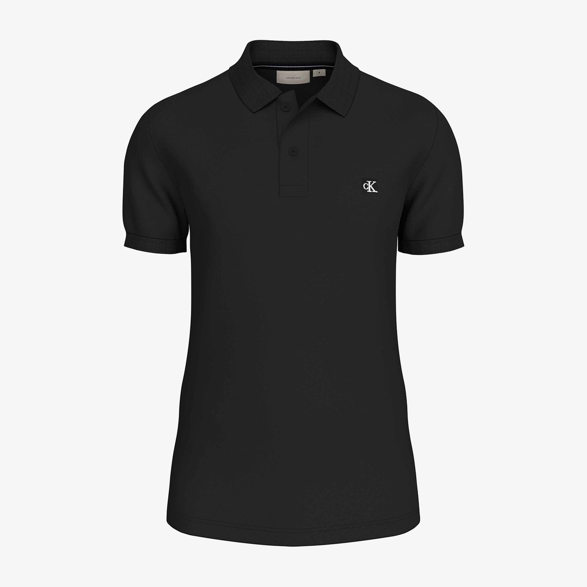Calvin Klein Jeans Embro Badge Erkek Siyah Polo