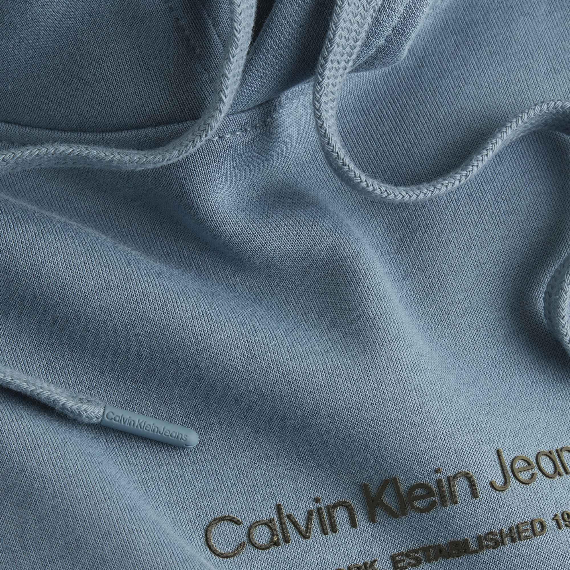 Calvin Klein Jeans Erkek Mavi Sweatshirt